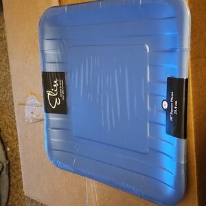 10 in square paper plates